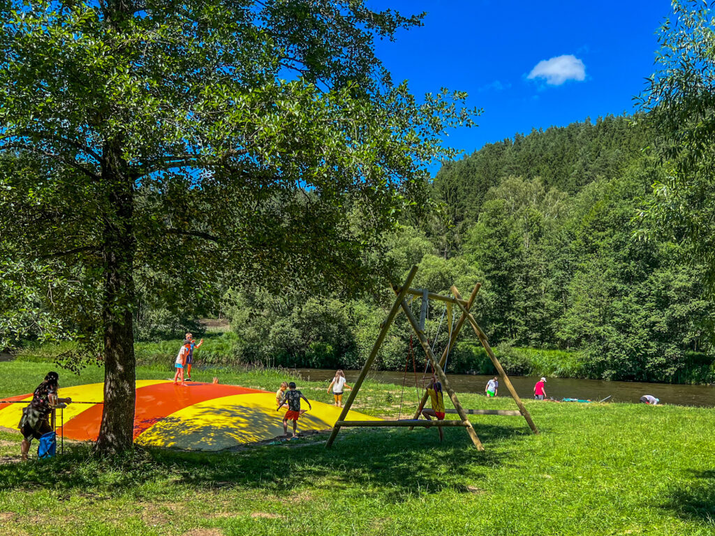 Trampolína Kemp na Pískárně