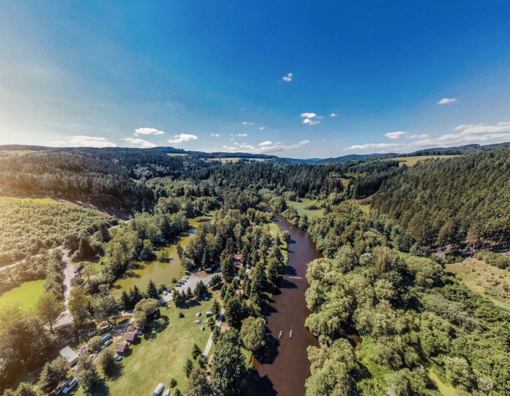 Kemp na Pískárně Vltava