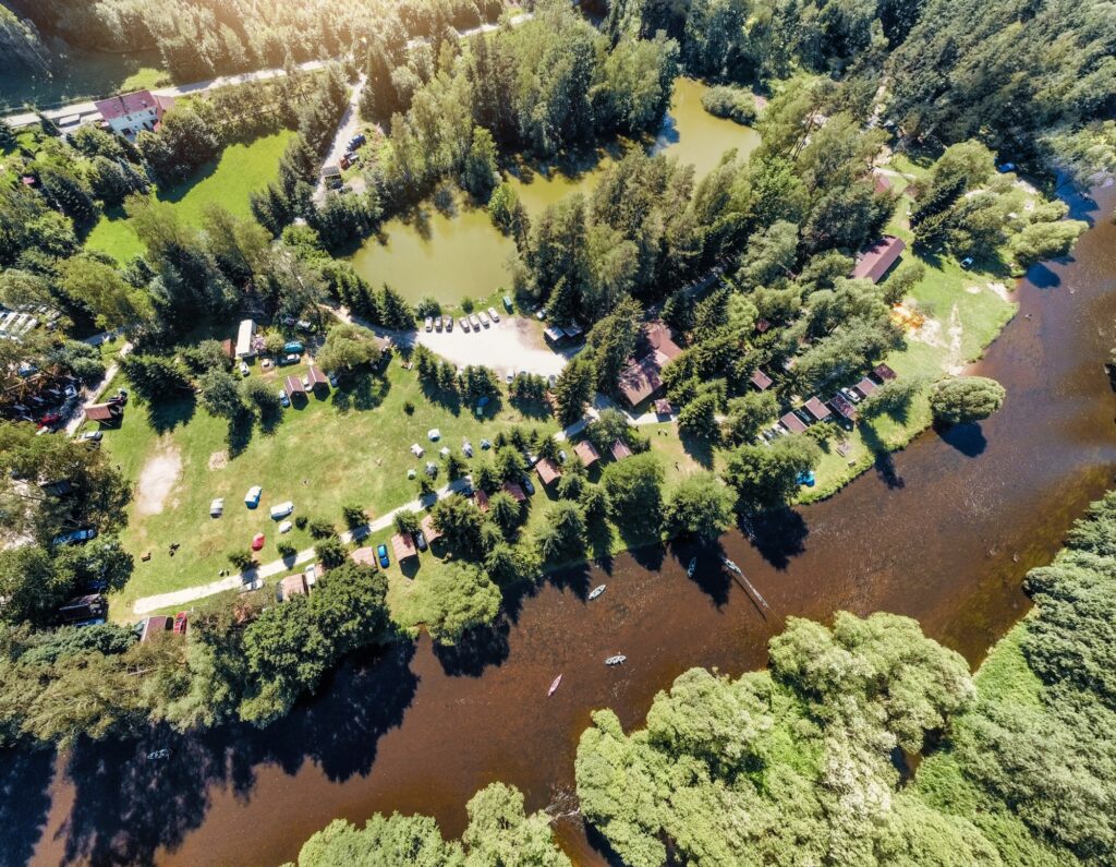 Kemp na Pískárně Vltava